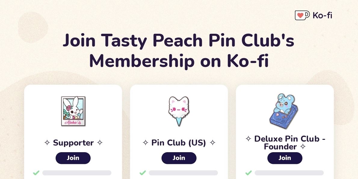 Moving off Patreon to Ko-fi for NEW Monthly Pin Club!