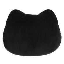 Load image into Gallery viewer, Black Sesame Meowchi Face Pillow 12"