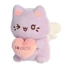 Load image into Gallery viewer, Lavender Candy Heart Meowchi 7"