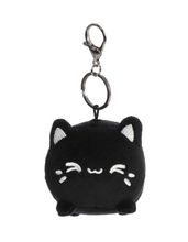 Load image into Gallery viewer, Black Sesame Mini Meowchi Keychain Plush