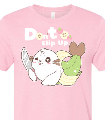 'Don't Slip Up!!' Banana Seal Tee - Unisex
