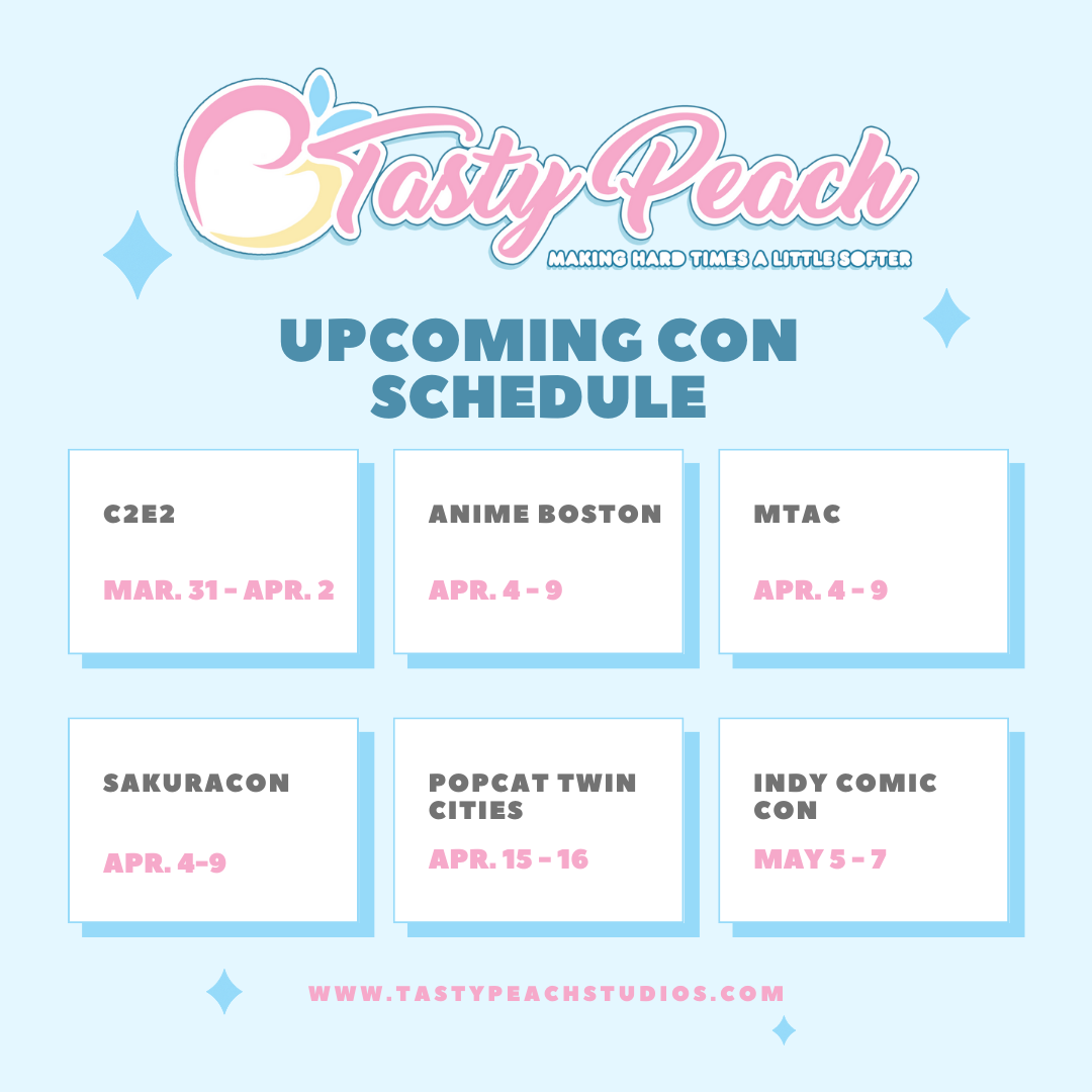 Upcoming Con Schedule: March / April / May