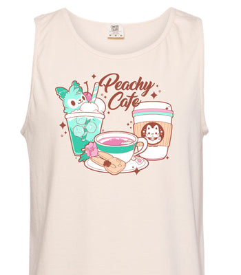 'Peachy Cafe' Tank