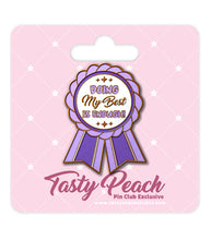 Load image into Gallery viewer, &quot;Doing My Best is Good Enough&quot; Badge Kofi Pin Club Enamel Pin
