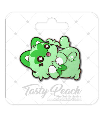 Leaf Meowchi Kofi Pin Club Enamel Pin