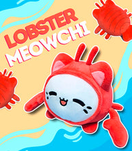 Load image into Gallery viewer, Lobster Kigu Meowchi Plush 7&quot;
