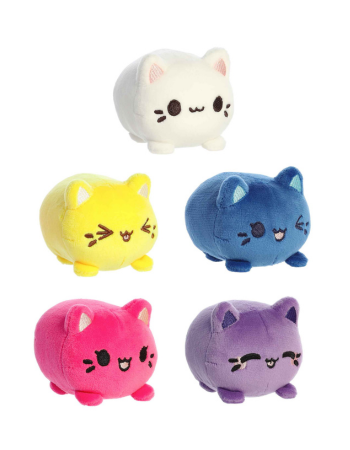 Series 4 Meowchi 3.5 Inch Plush Blind Box (Custard, Lemon, Blueberry, Lychee, Ube)