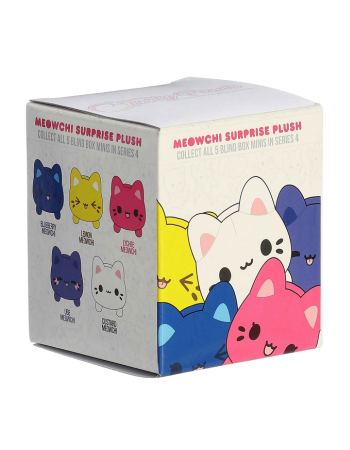 Series 4 Meowchi 3.5 Inch Plush Blind Box (Custard, Lemon