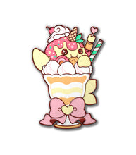 Load image into Gallery viewer, Mango Berry Nomwhal Sundae Kofi Pin Club Enamel Pin
