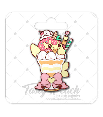 Mango Berry Nomwhal Sundae Kofi Pin Club Enamel Pin