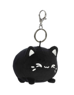 Black Sesame Mini Meowchi Keychain Plush