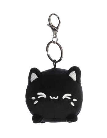 Black Sesame Mini Meowchi Keychain Plush – Tasty Peach Studios