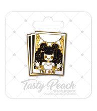 Load image into Gallery viewer, The Sun Tarot Card Kofi Pin Club Enamel Pin
