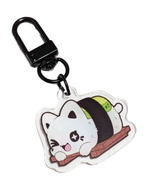 Avocado Sushi Meowchi Mini Trinket Keychain