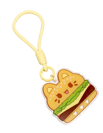 Cheeseburger Meowchi Trinket Keychain