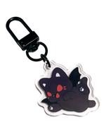 Vampire Bat Meowchi Mini Trinket Keychain