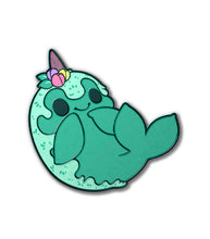 Load image into Gallery viewer, Spring Tulip Nomwhal Kofi Pin Club Enamel Pin
