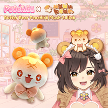 Load image into Gallery viewer, Butter Bear Peachibii Plush - *PRE-ORDER*
