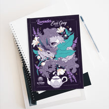 Load image into Gallery viewer, &#39;Blooming Tea&#39; Lavender Earl Grey Dragon Notebook
