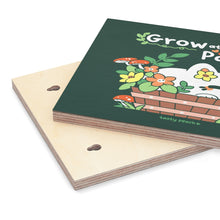 Load image into Gallery viewer, Grow at your own Pace Wood Canvas
