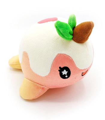 Peach Nomwhal Plush 7