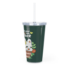 Load image into Gallery viewer, Grow at your own Pace Tumbler w/ Straw
