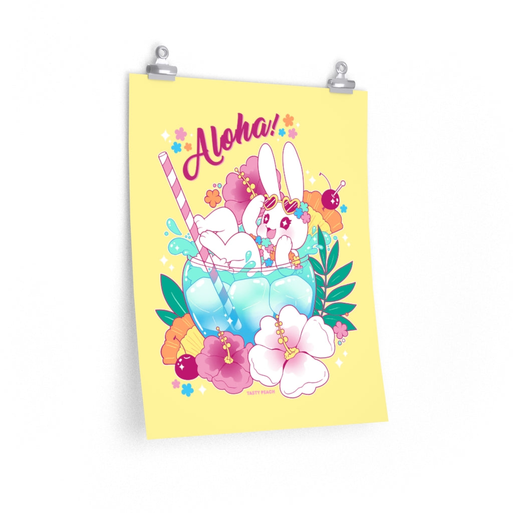 'Aloha' Tofusagi Matte Poster