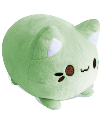 Green cat plush
