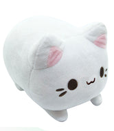 White cat plush