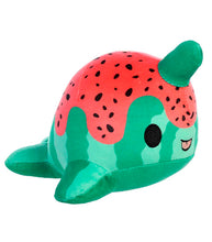 Load image into Gallery viewer, Watermelon Nomwhal Plush 7&quot;
